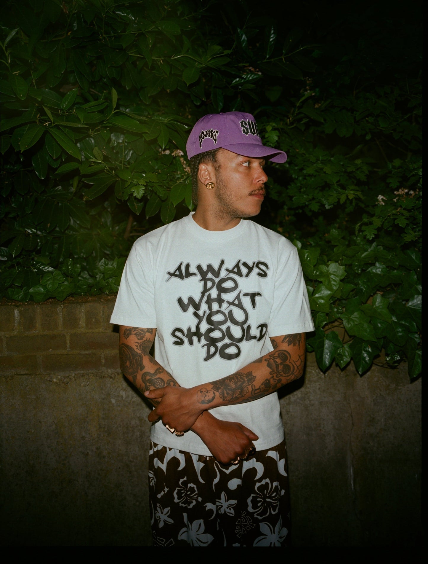 adwysd cohesive tshirt - white/black