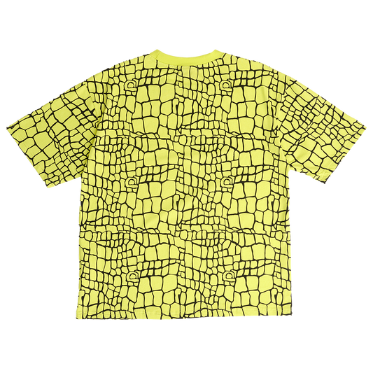 croc print tshirt - volt