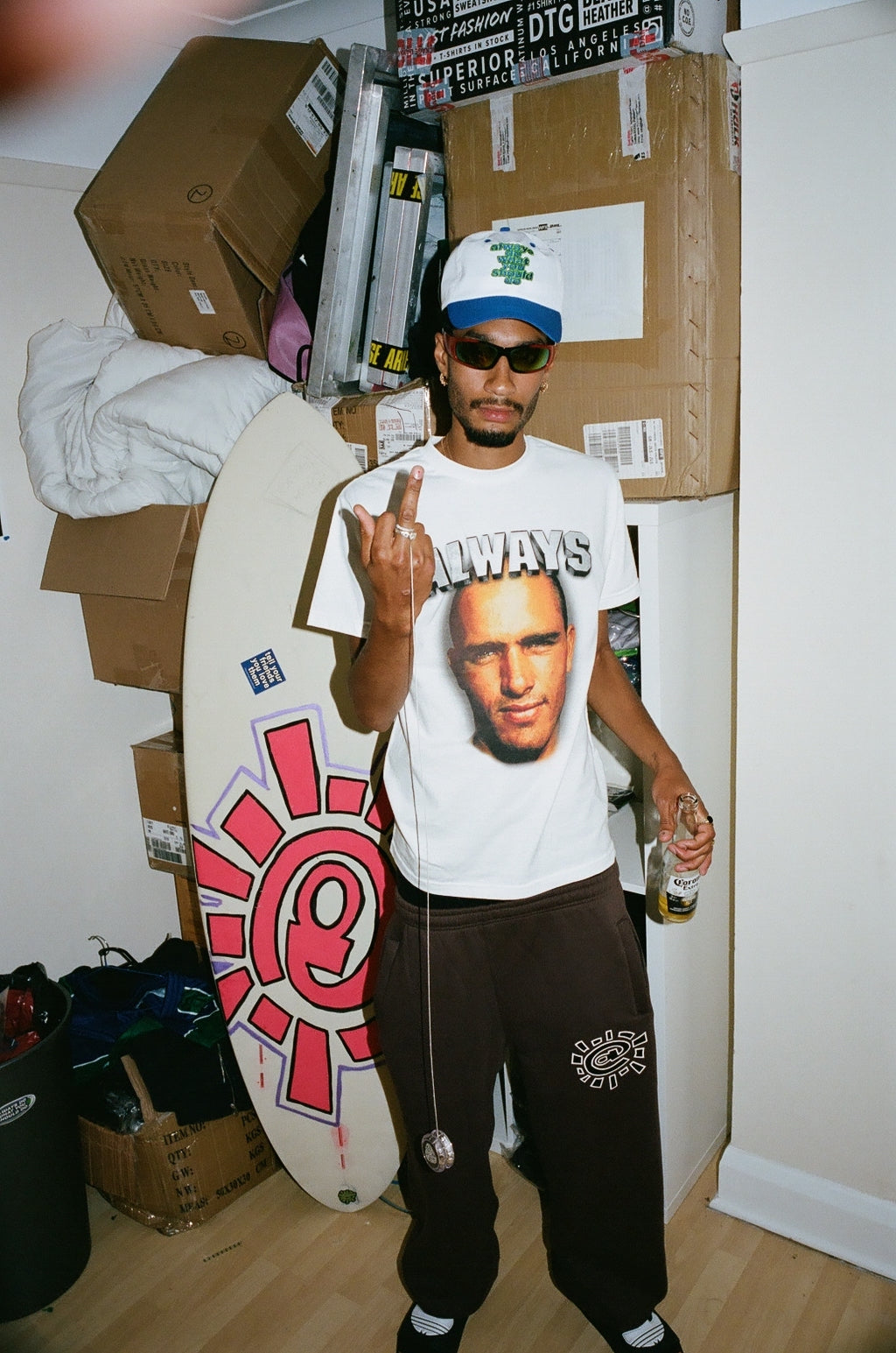 kelly tha god tshirt - white