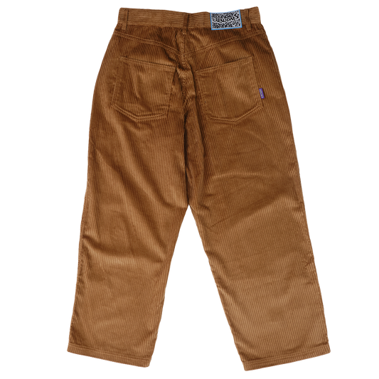 jumbo cord trousers - brown