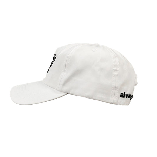nylon @ sun cap - white