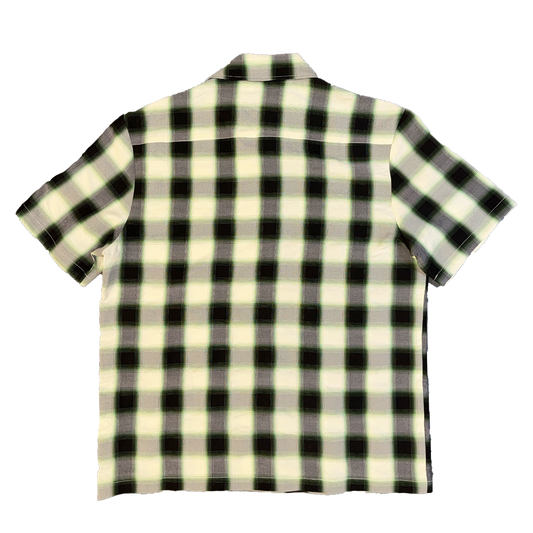 green plaid button up shirt - purple label