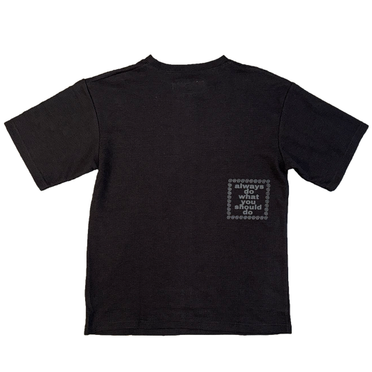 waffle small @sun tshirt - black