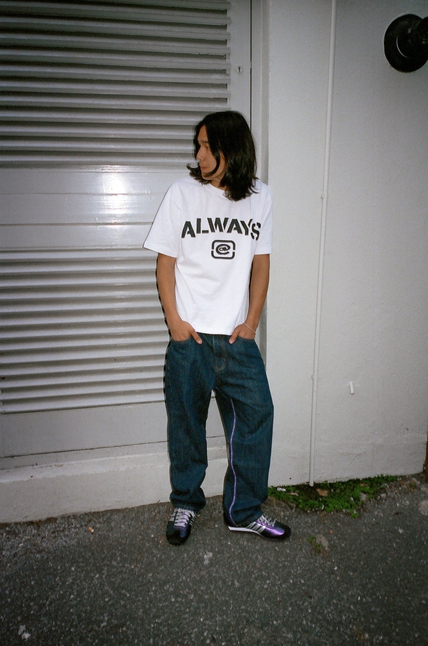 nigo purple label denim jeans - indigo