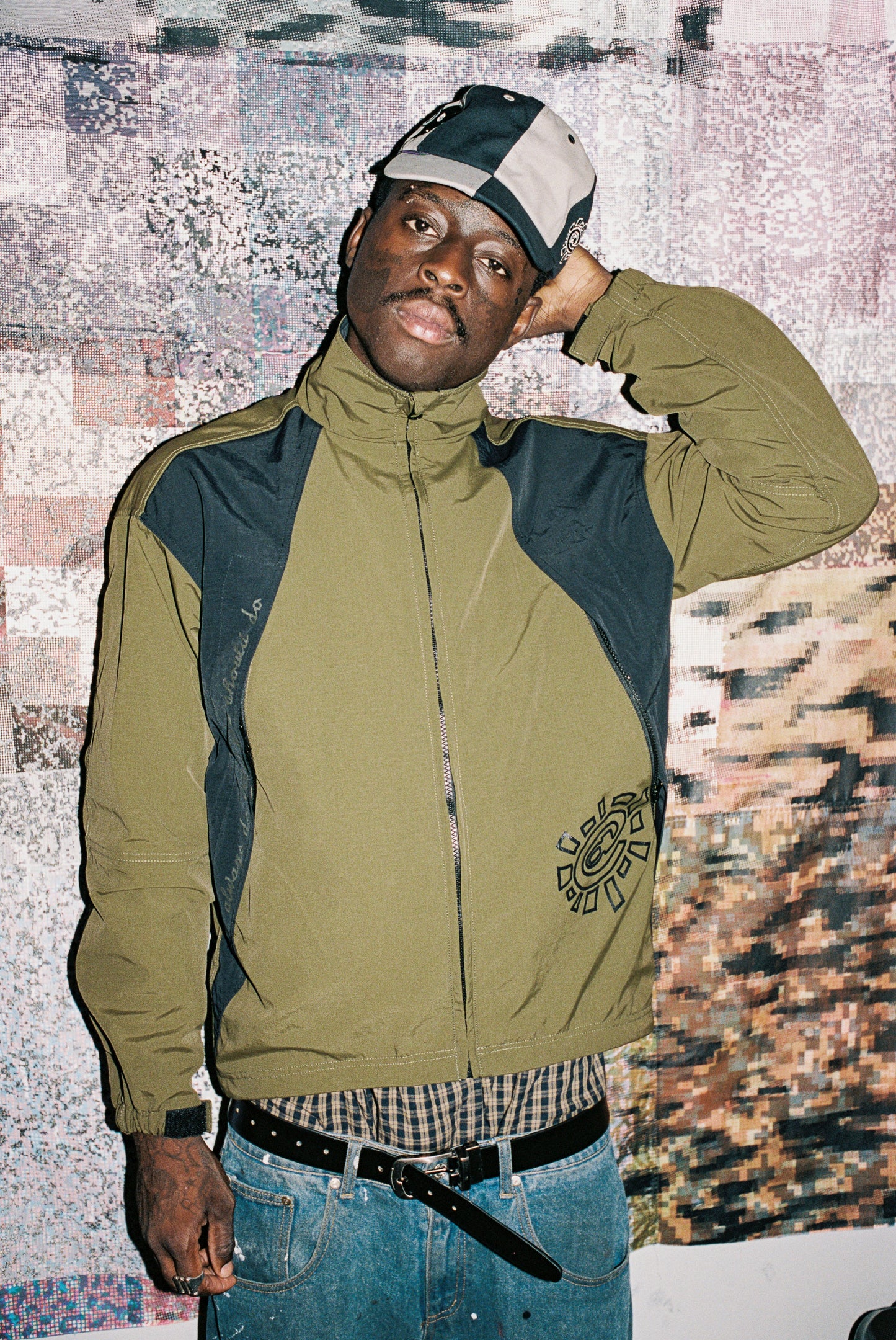 hella handsome jacket - green/black