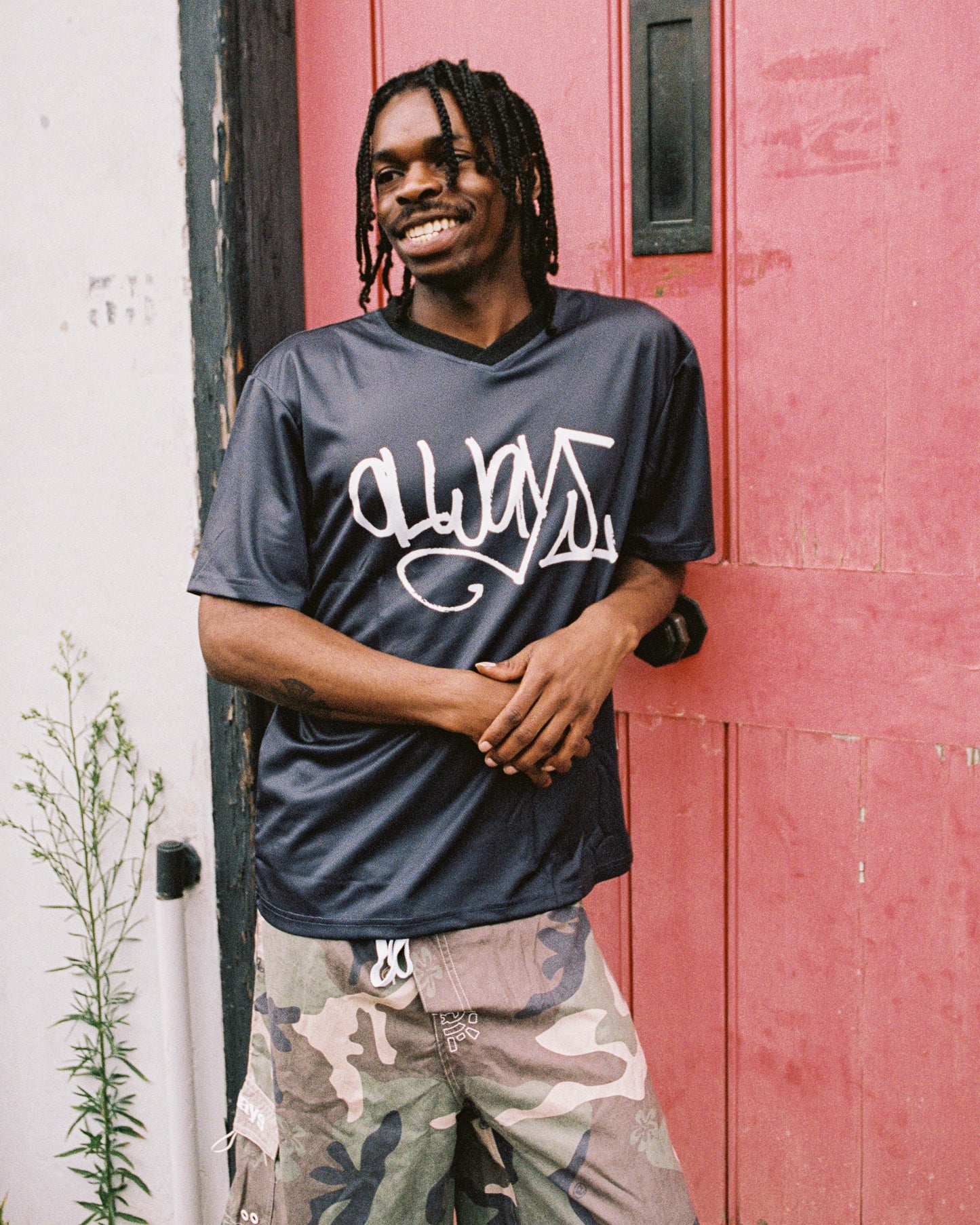 always mesh jersey - black