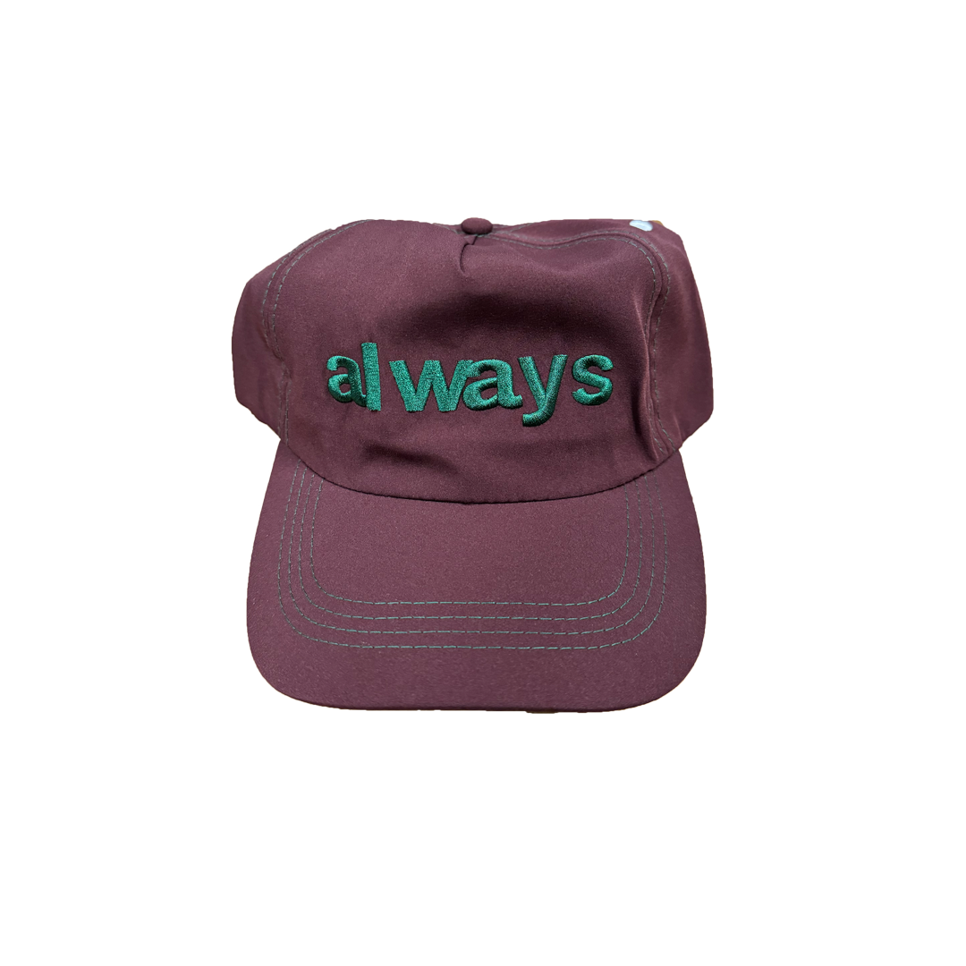 nylon always up cap brown