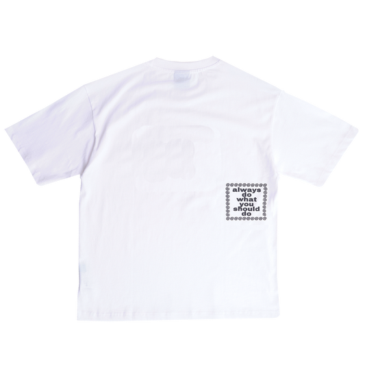 handstyle tshirt - white
