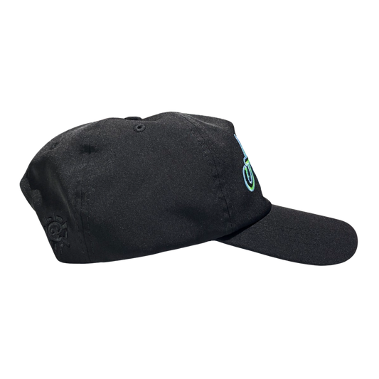 script logo cap - black