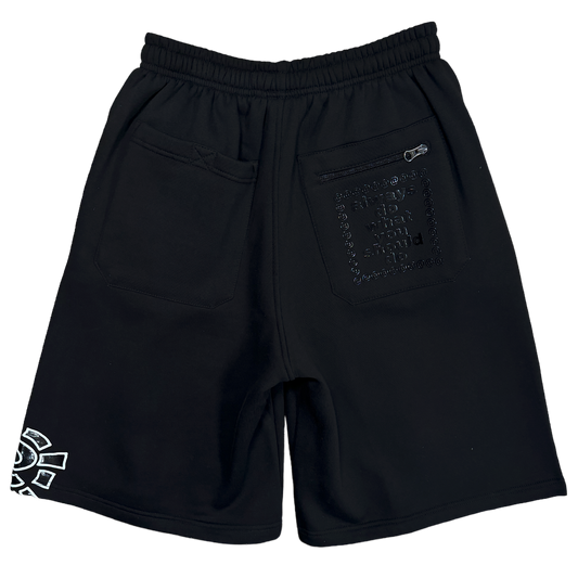 relaxed @sun jogger shorts black