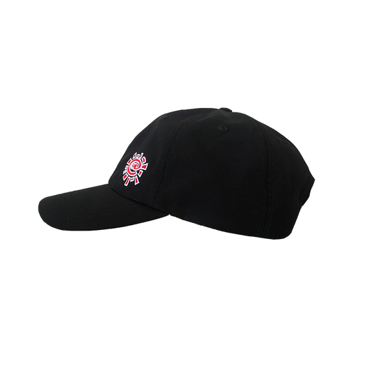 black nylon cap