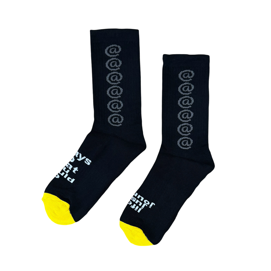 @@@@@@ sock - black/grey
