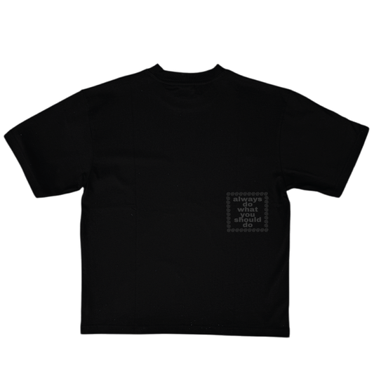 @ splatter t-shirt - black
