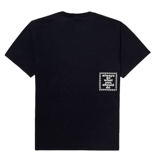 noah x adwysd surfboard t-shirt - black