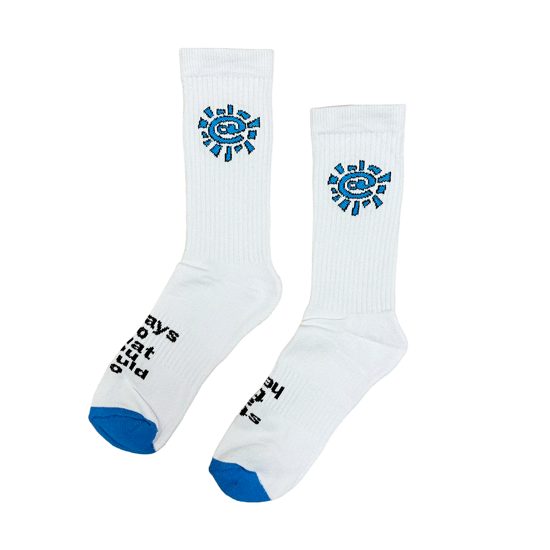 blue @ sun sock