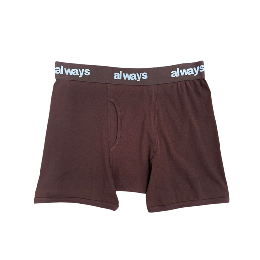 4pack cotton briefs - brown