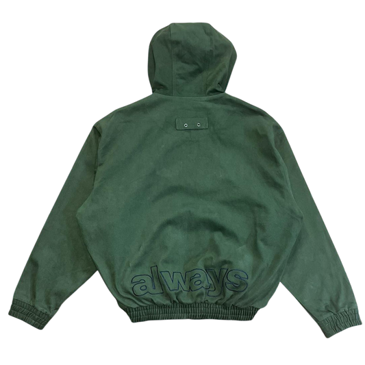 6 pocket canvas jacket - forrest green