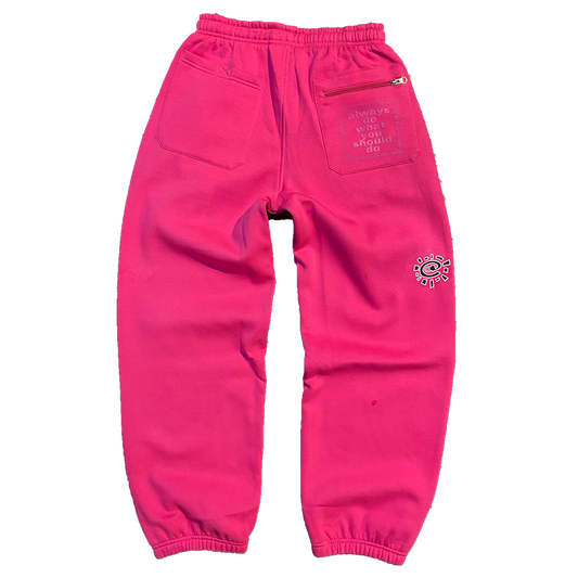 rel@xed fuchsia jogger