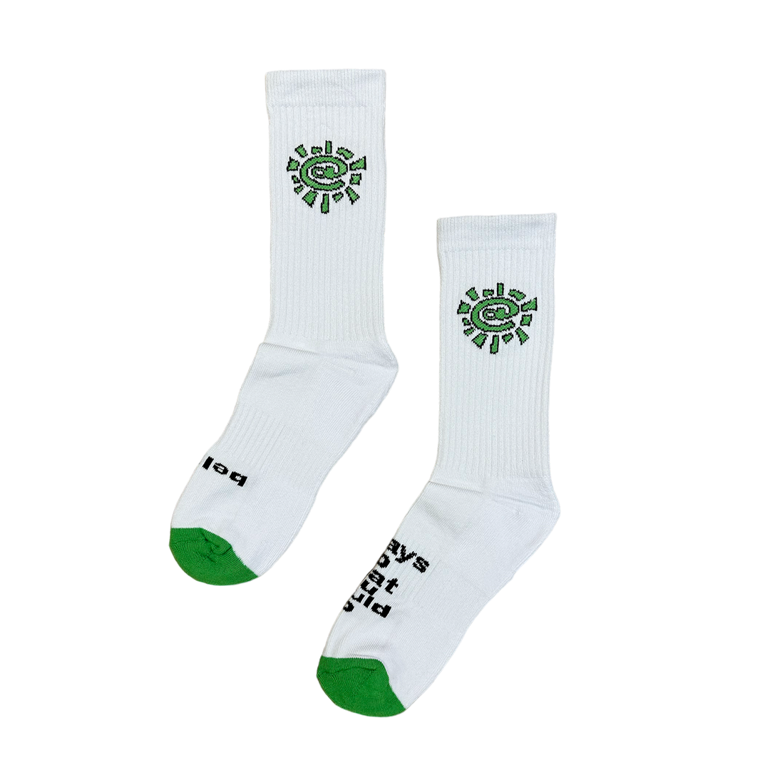 green @ sun sock