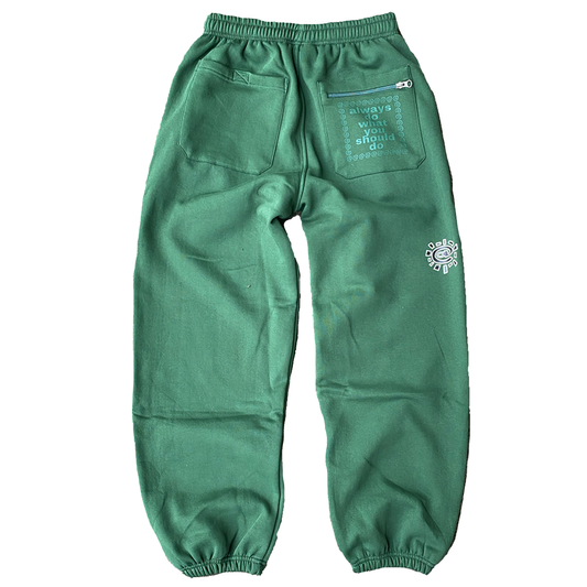rel@xed green jogger