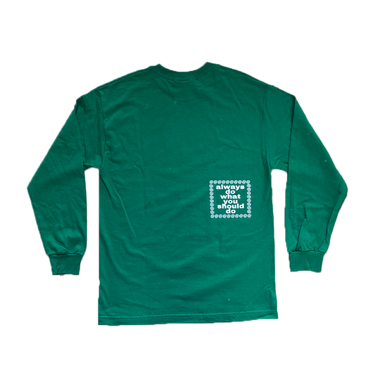 green long sleeve @sun t-shirt