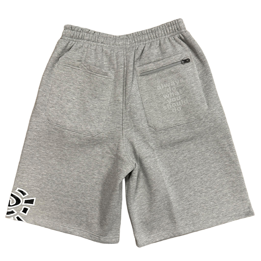 relaxed @sun jogger shorts grey