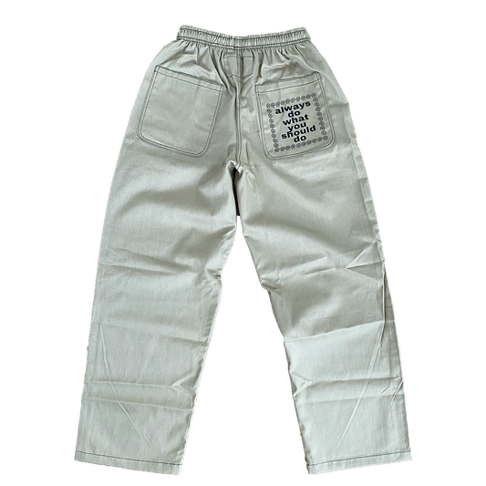 rel@xed skate pant - khaki