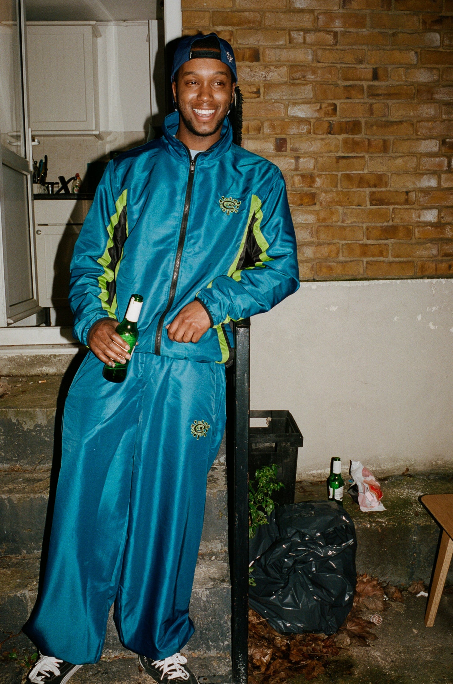 unisex slazzy trackpants - blue