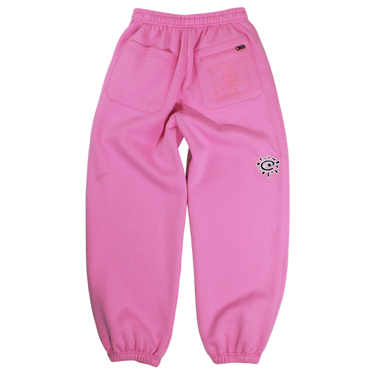 rel@xed light pink jogger