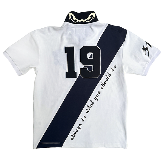 higher educated polo - white