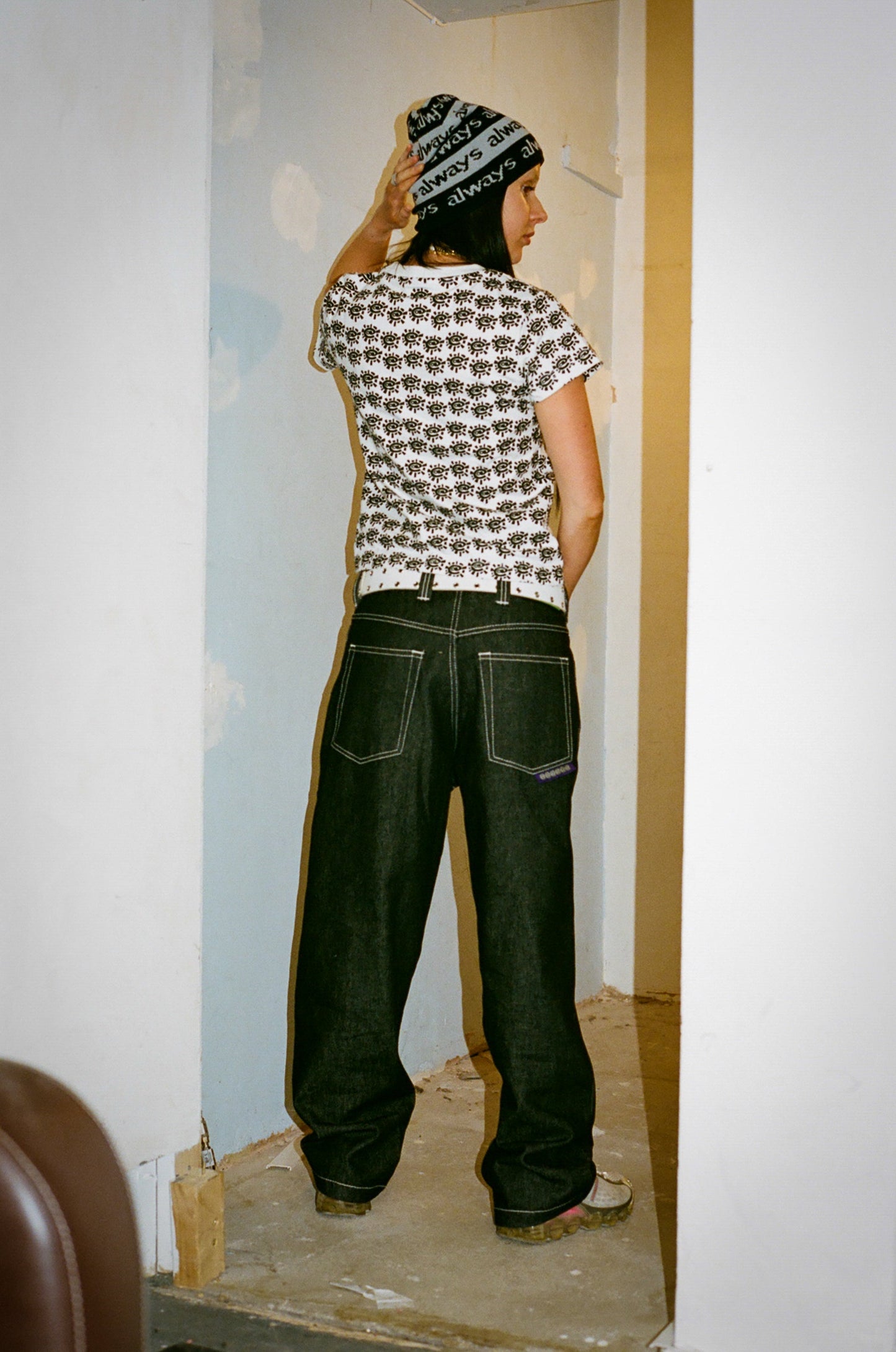 heavy duty unisex denim - purple label