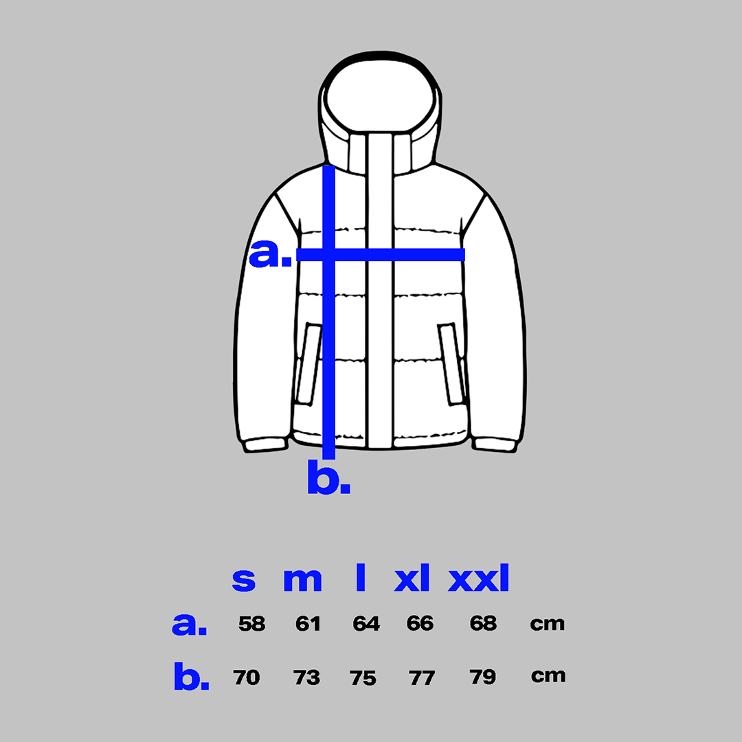 unisex ice puffa jacket