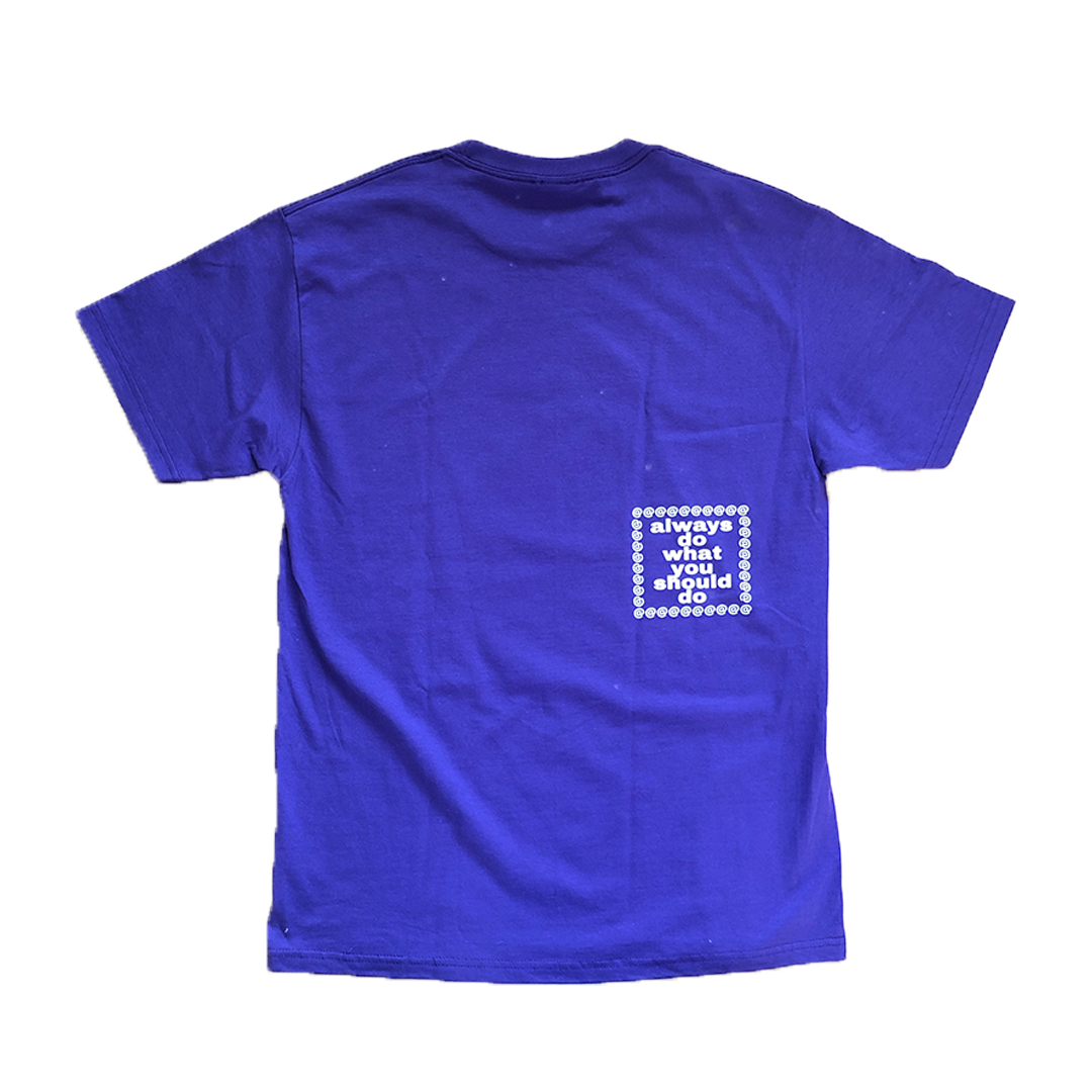 reading sun t-shirt purple