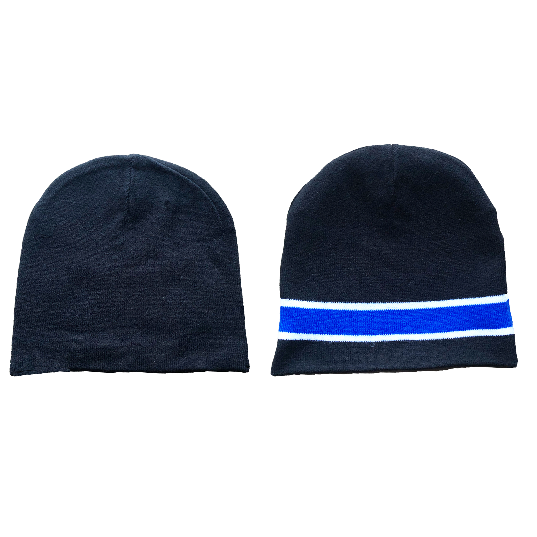 reversible no cuff beanie