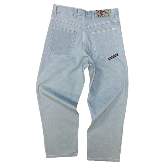 purple label heavy duty unisex denim sky blue