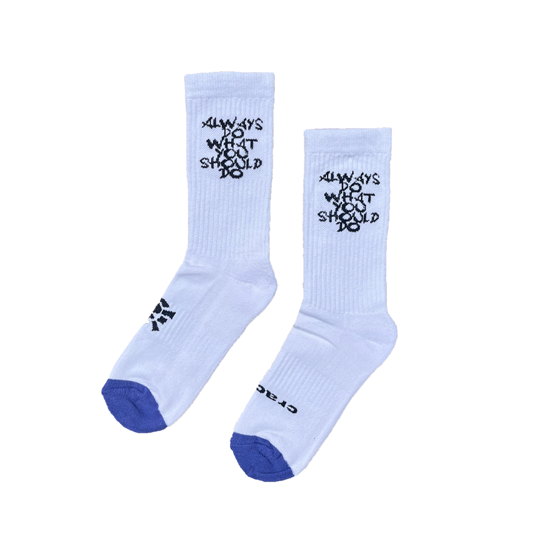 adwysd cohesive sock - white