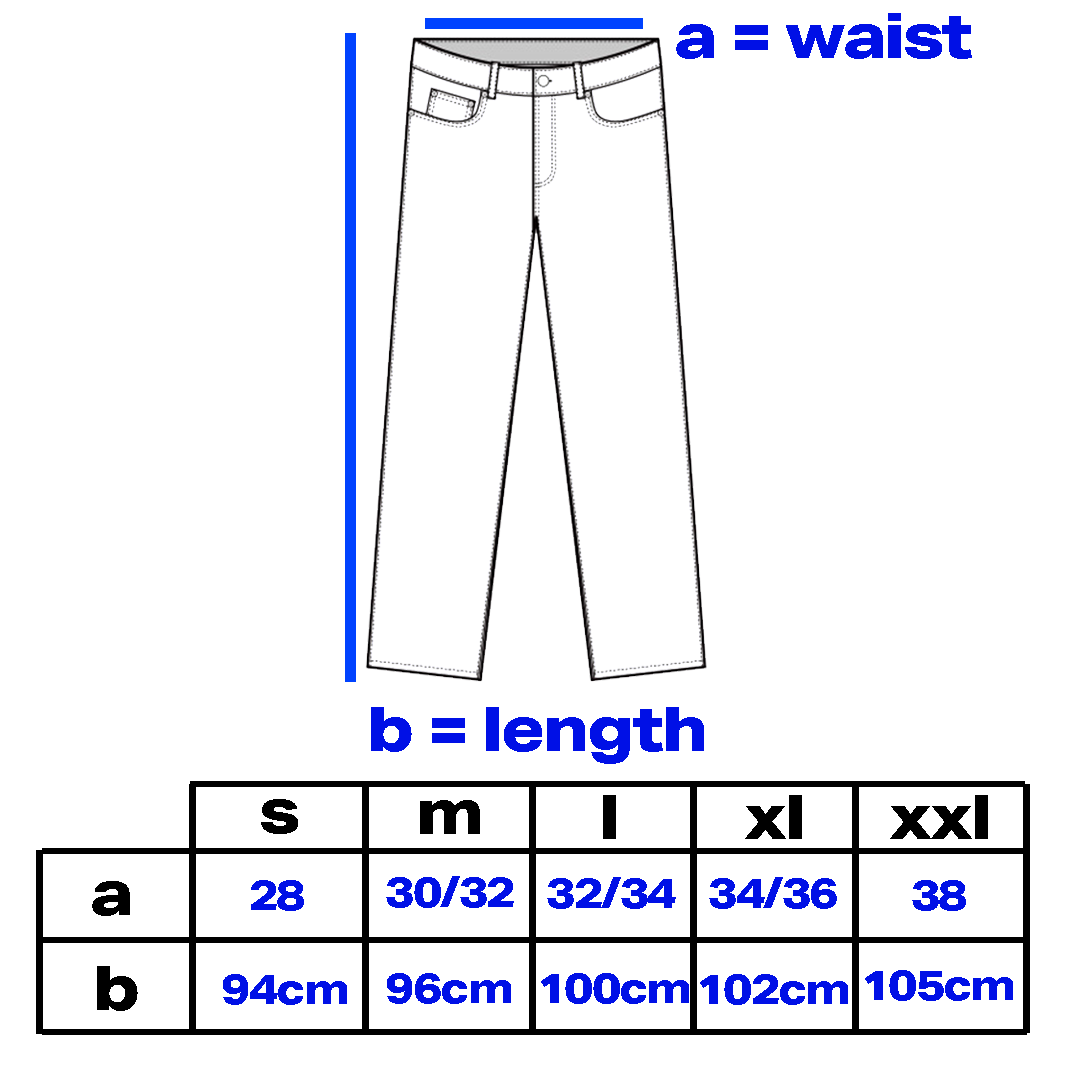 heavy duty unisex denim - blue @