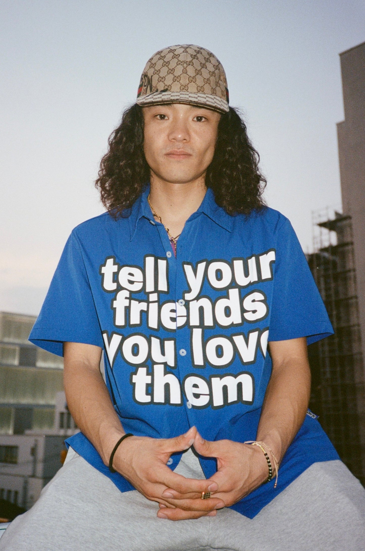 tyfylt short sleeve shirt - royal blue