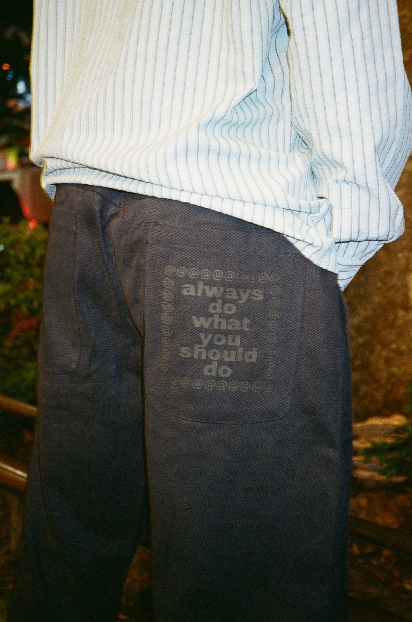 heavy cotton drill skatepant - navy