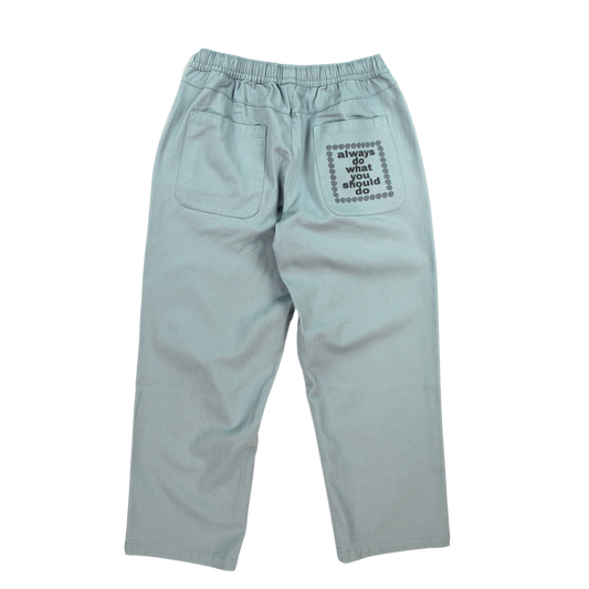 relaxed skate pant grey