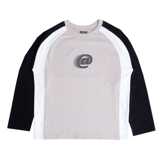 animal longsleeve tshirt - silver/white/black