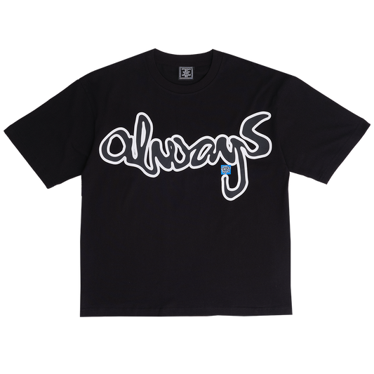 snapper rocks tshirt - black