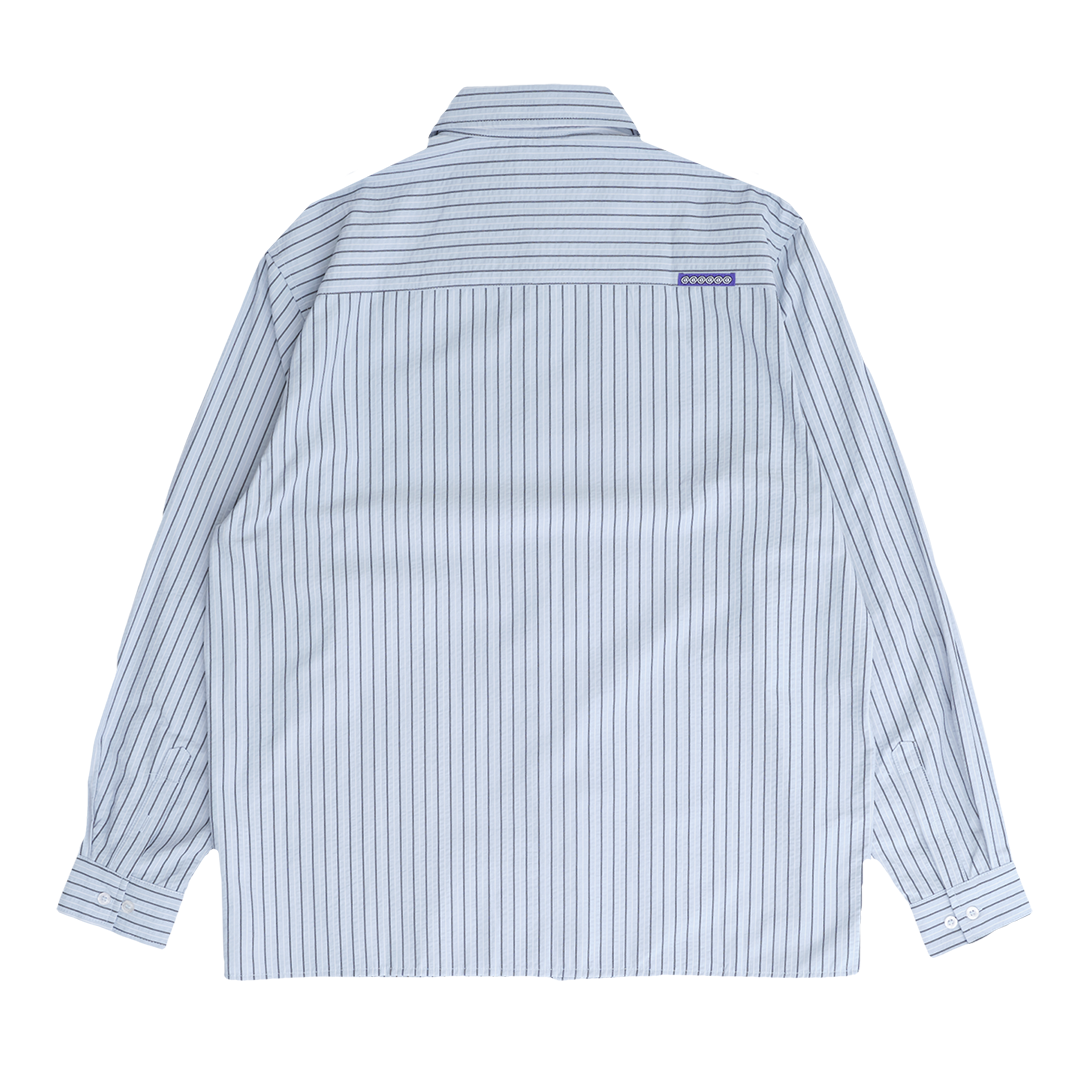 business leisure longsleeve shirt - blue