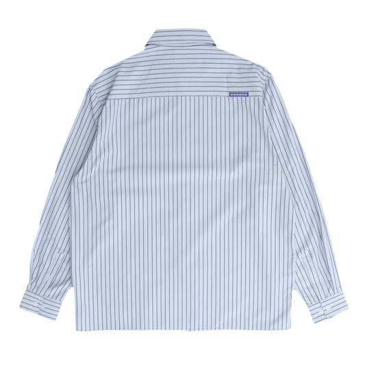 business leisure longsleeve shirt - blue