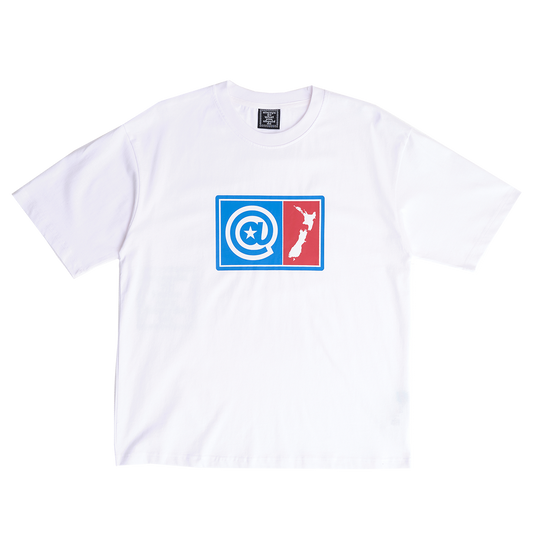 coastlines tshirt - white