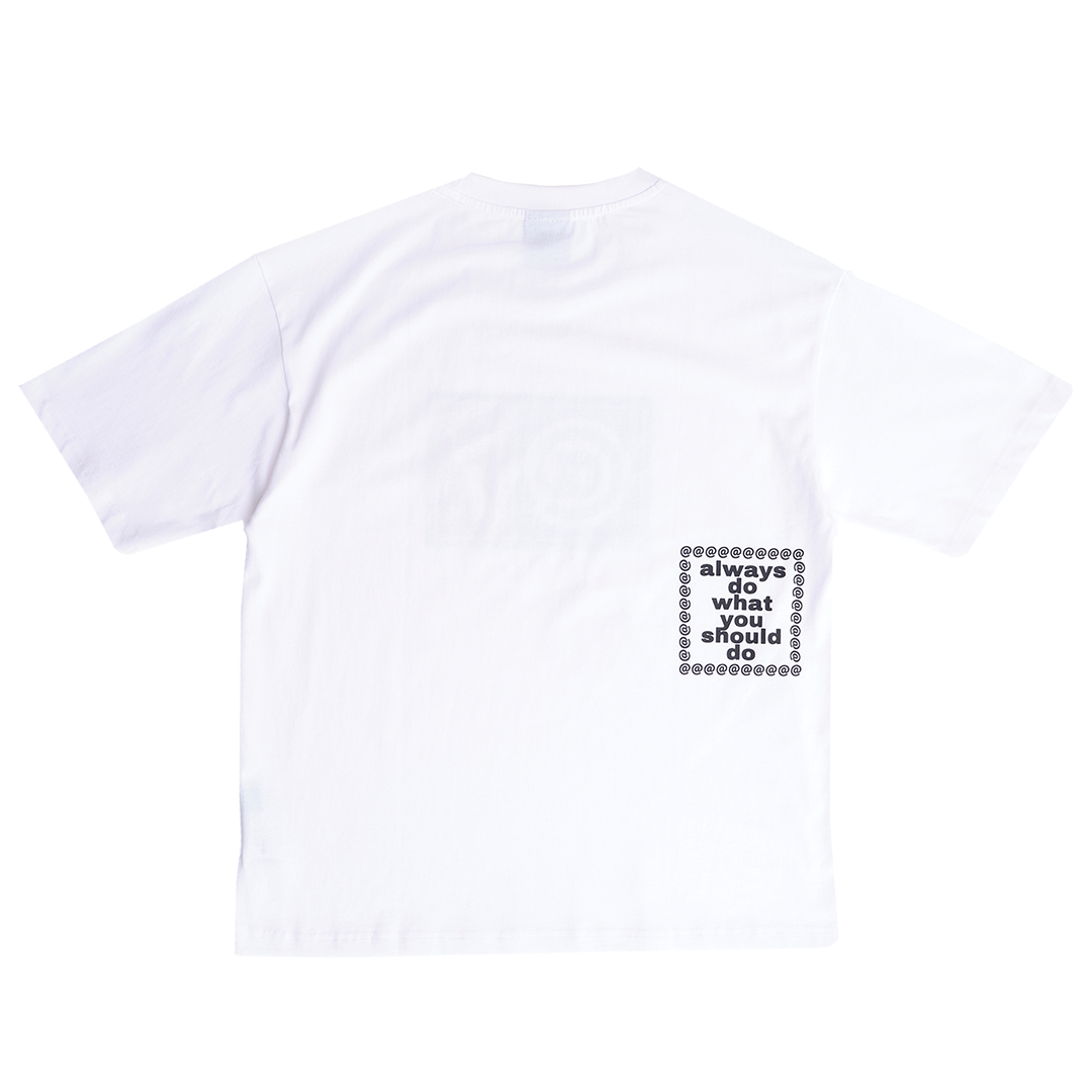 coastlines tshirt - white