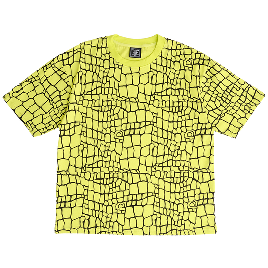 croc print tshirt - volt