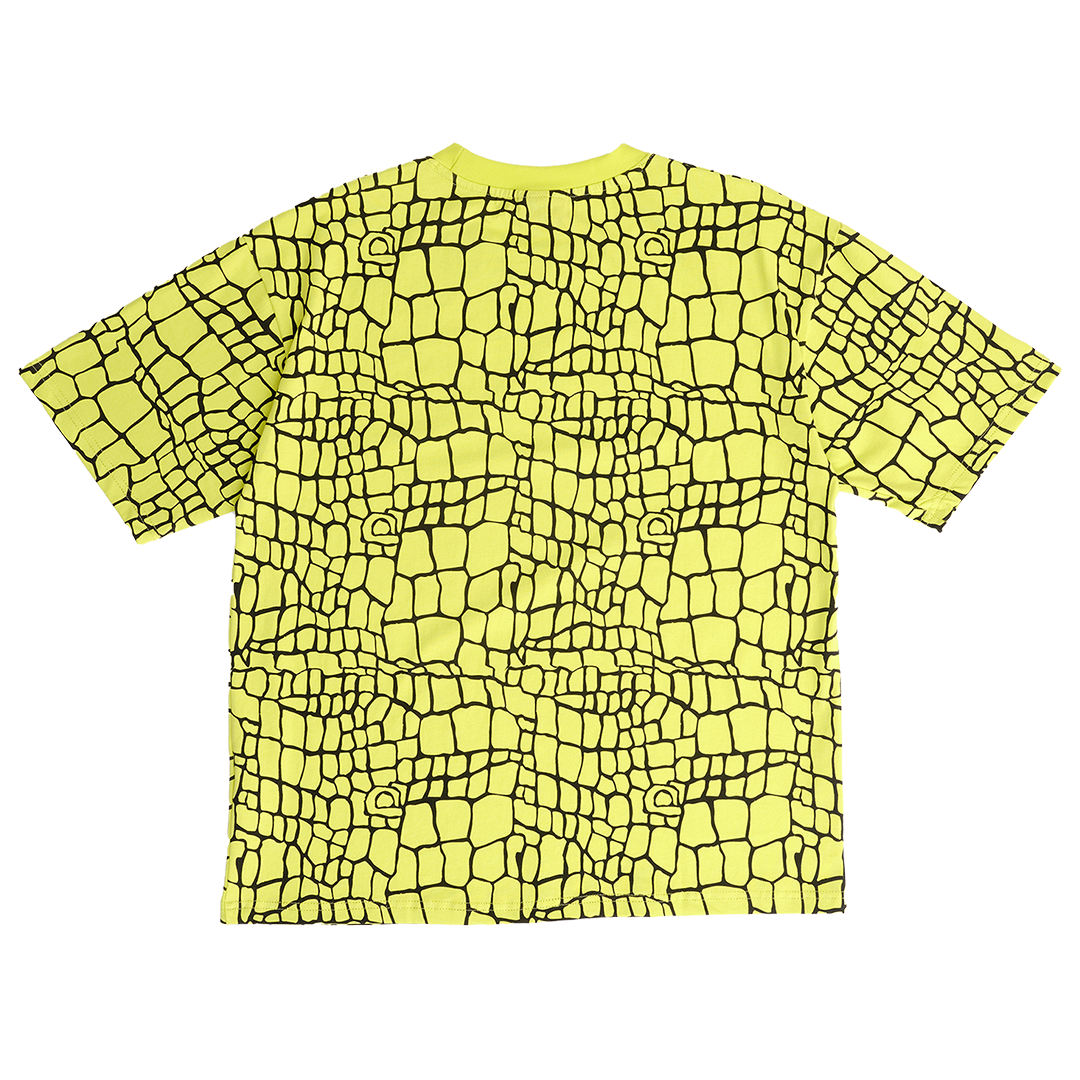 croc print tshirt - volt