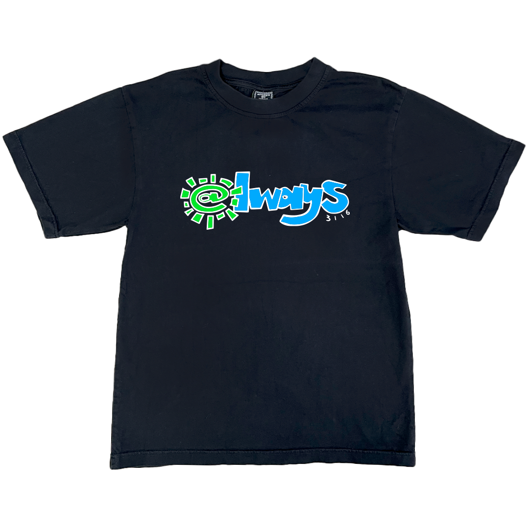 always 3116 tshirt - black