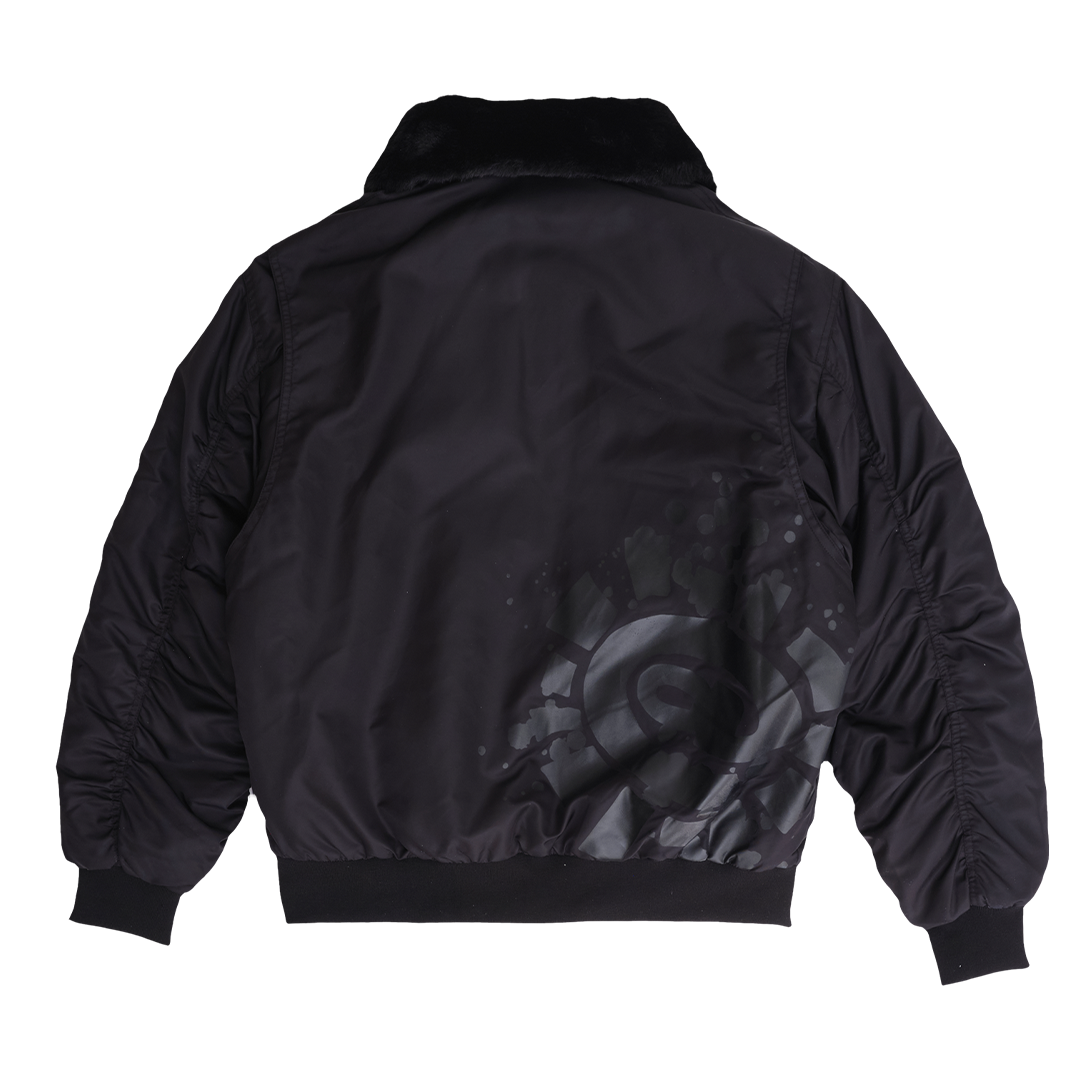 g-15 nylon jacket - black